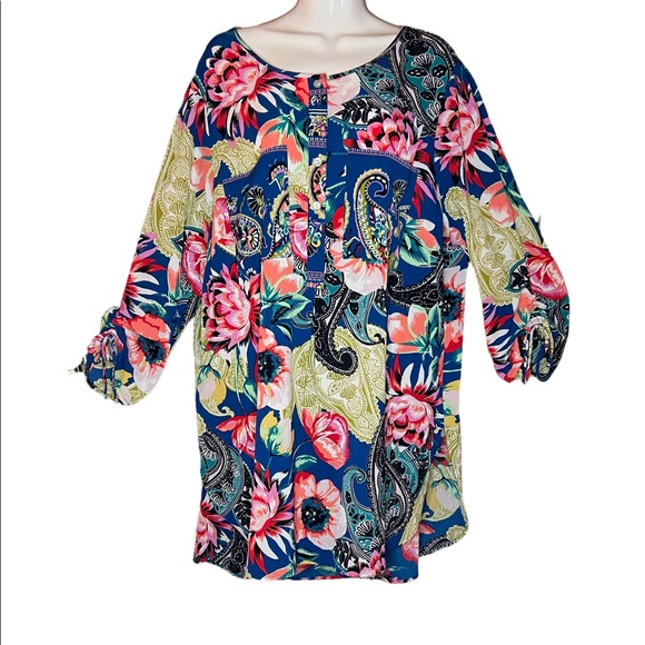 Anthropologie Tops - Anthropologie Figs & Flowers Tunic
